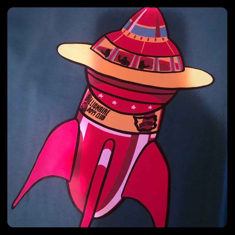 Billionaire boys club astronaut space T-shirt xl